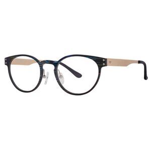 Womens Innotec Round Designer Eyeglasses Frames & Case 48-20-145 Made In Japan